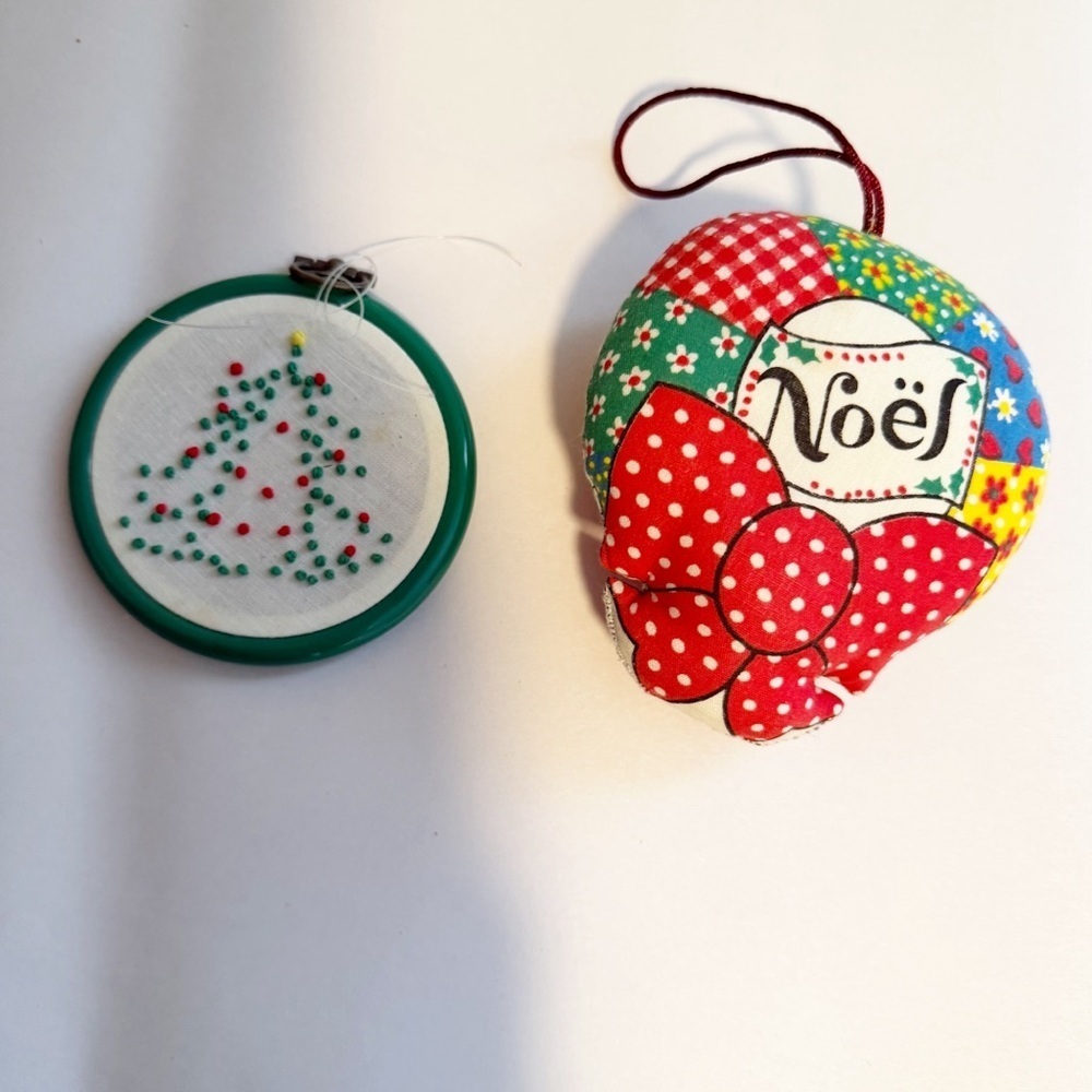 Vintage Christmas tree ornaments